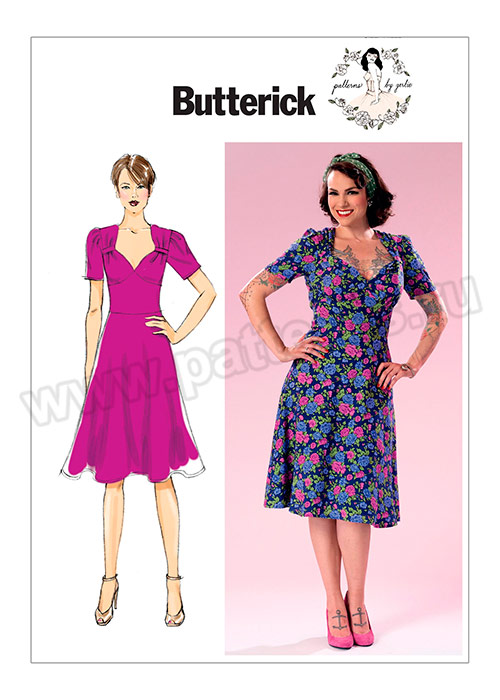 Выкройка Butterick — Платье - B6380