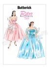 Выкройка Butterick — Ретро 1950: Вечернее платье и Палантин - B6454-A5_6-14