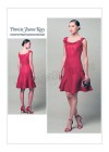 Выкройка Vogue — Платье с воланом и драпировкой на вырезе - V1542-A5_6-14