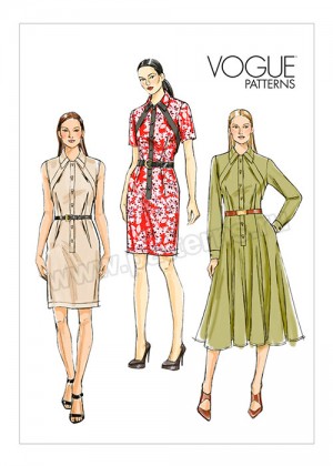 Выкройка Vogue — Платье-футляр - V9077 (снята с производства)
