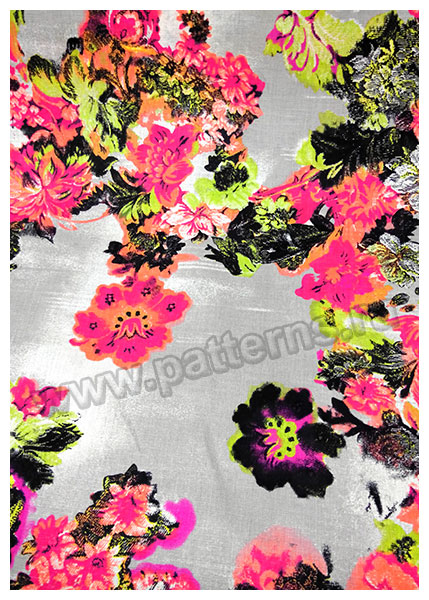 Ткань F5001 15061527 – Лен "Цветочная поляна"